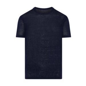 100 Hemp tee navy blue