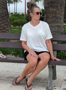 Pure hemp V neck tee