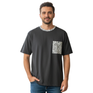 Black Zebra Pocket Tee