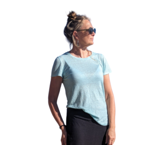 Hemp Seagrass Blue Tee