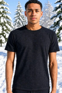 Attic Black Thermal Tee