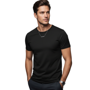 Black Hemp Bamboo Tee