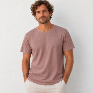 Beige Hemp Cotton Tee