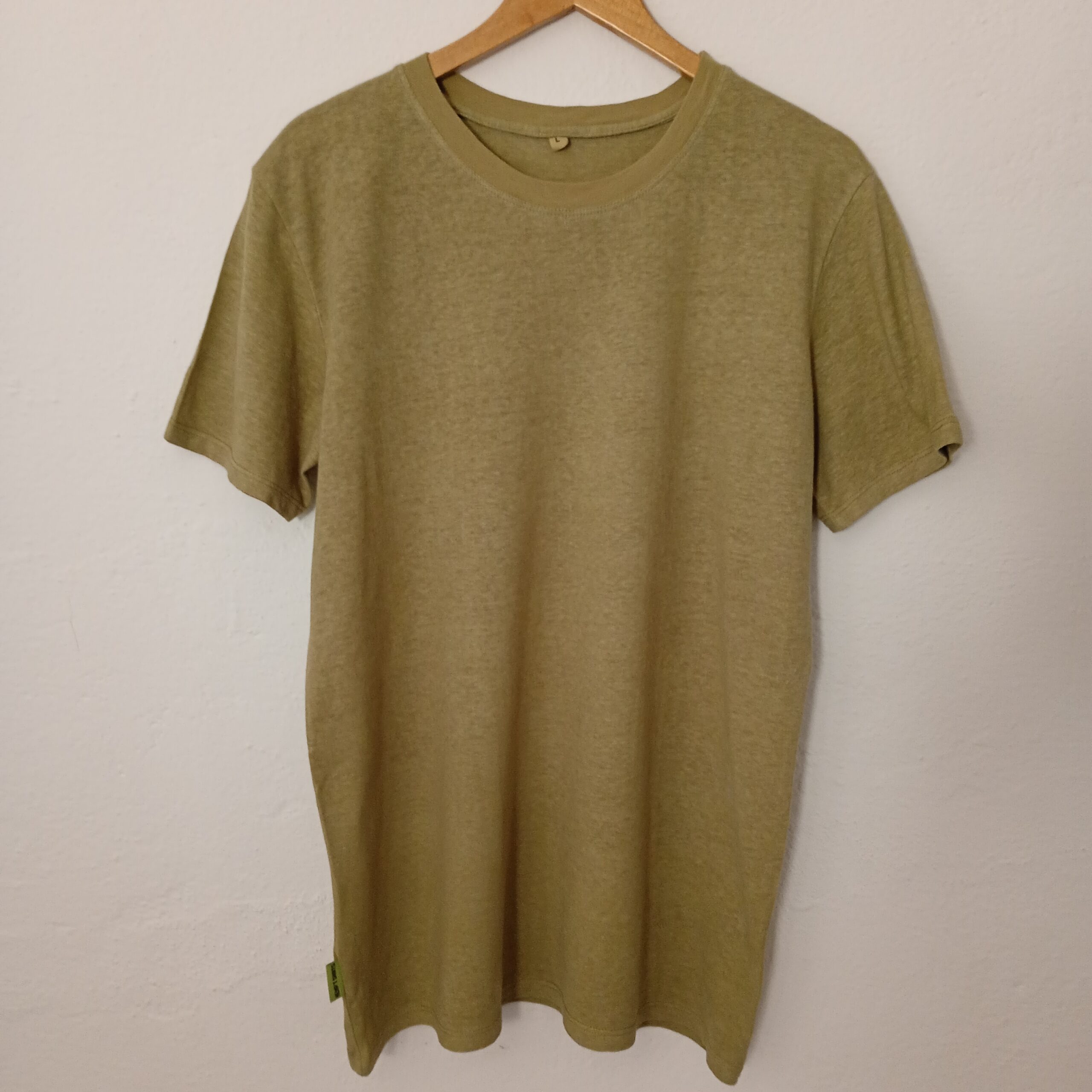 Green Hemp Cotton Tee - Image 2
