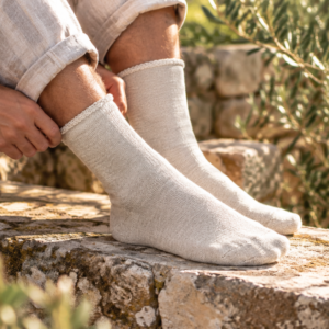 Hemp Terry Crew Socks