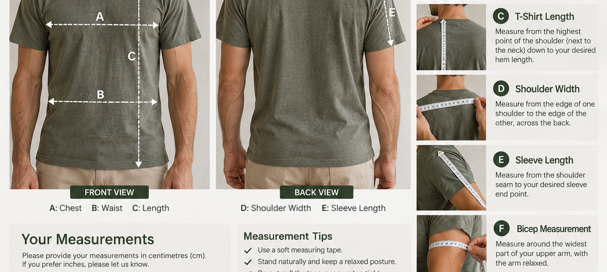 Bespoke Hemp T-Shirts